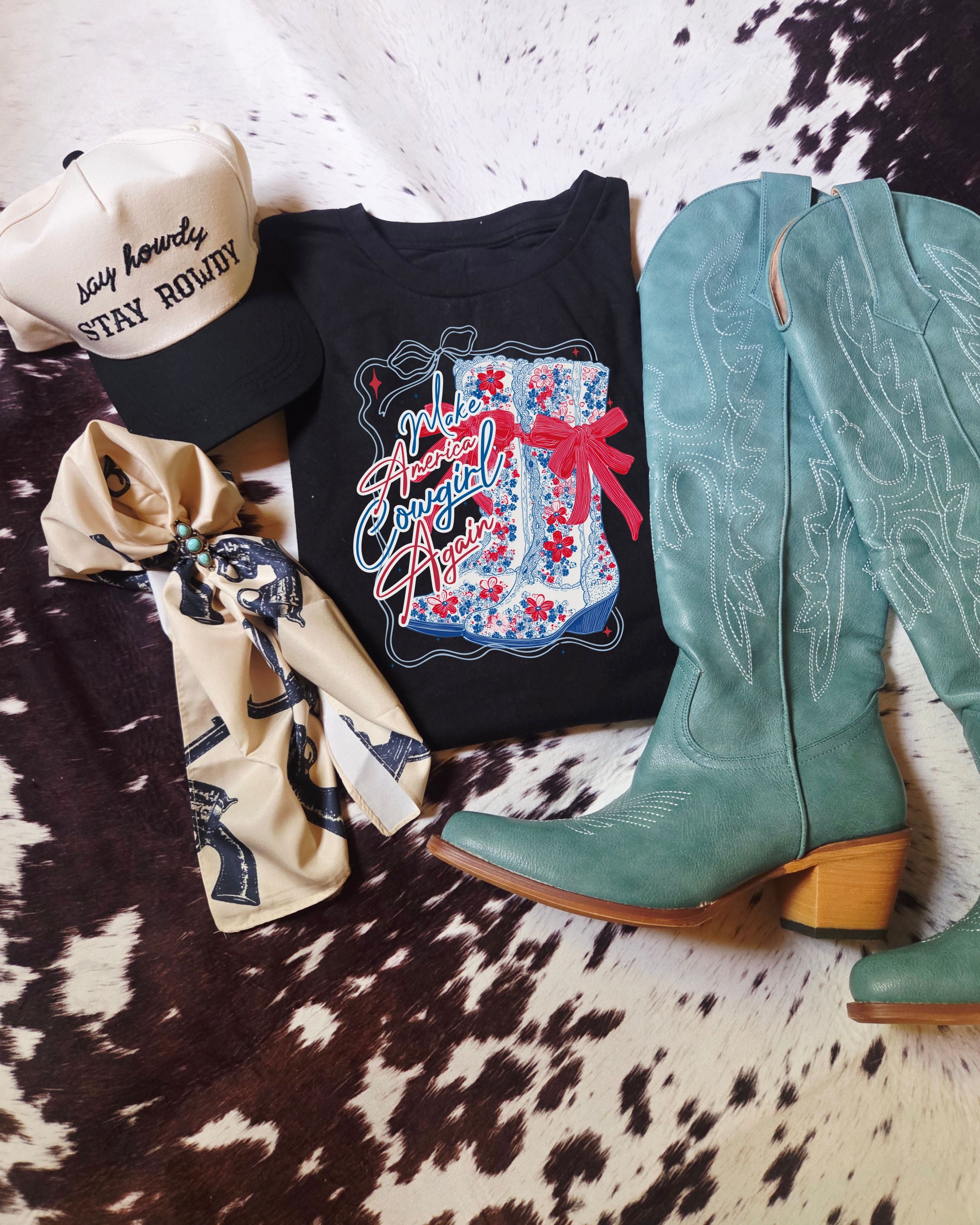 Cowgirl Again Tee
