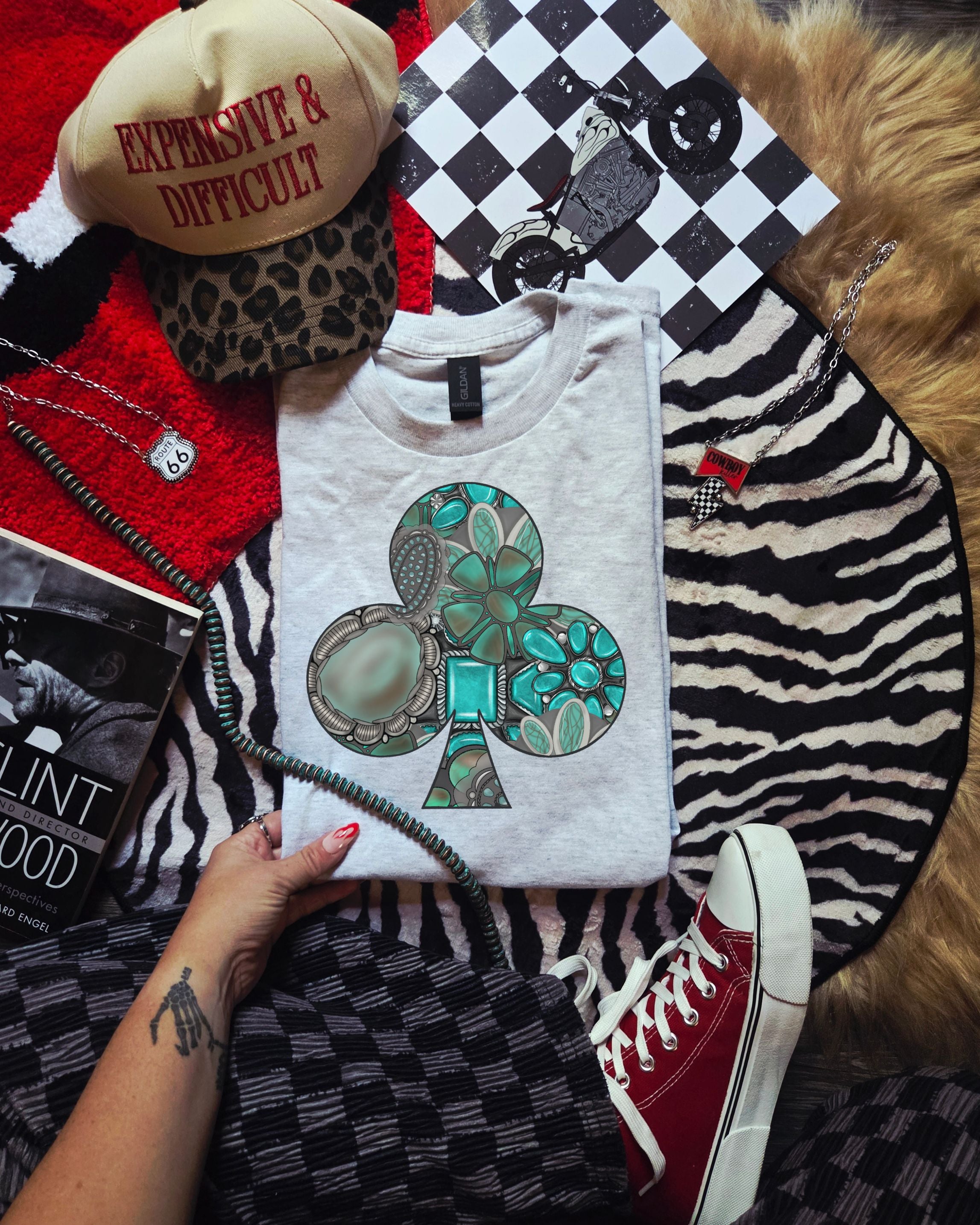 Turquoise Club Tee