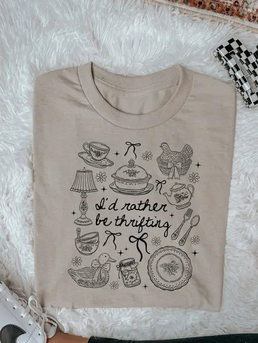 Rather Be Thrifting Tee