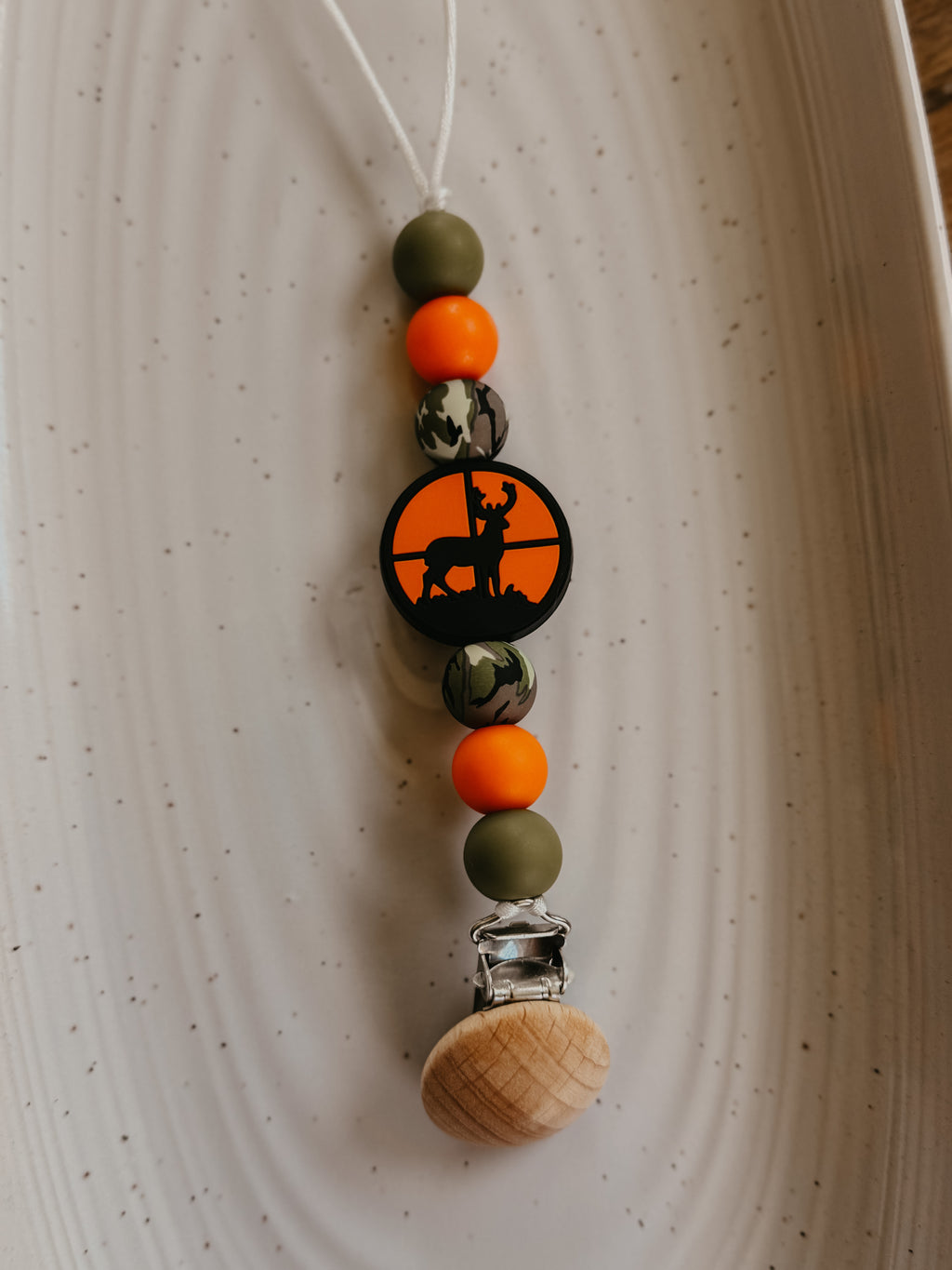 Scope Deer Pacifier Clip