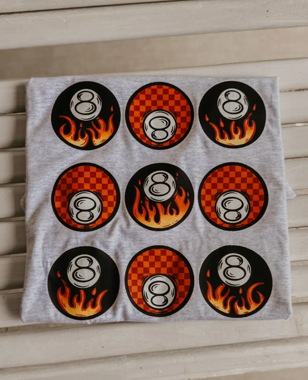 Flamin 8's Tee