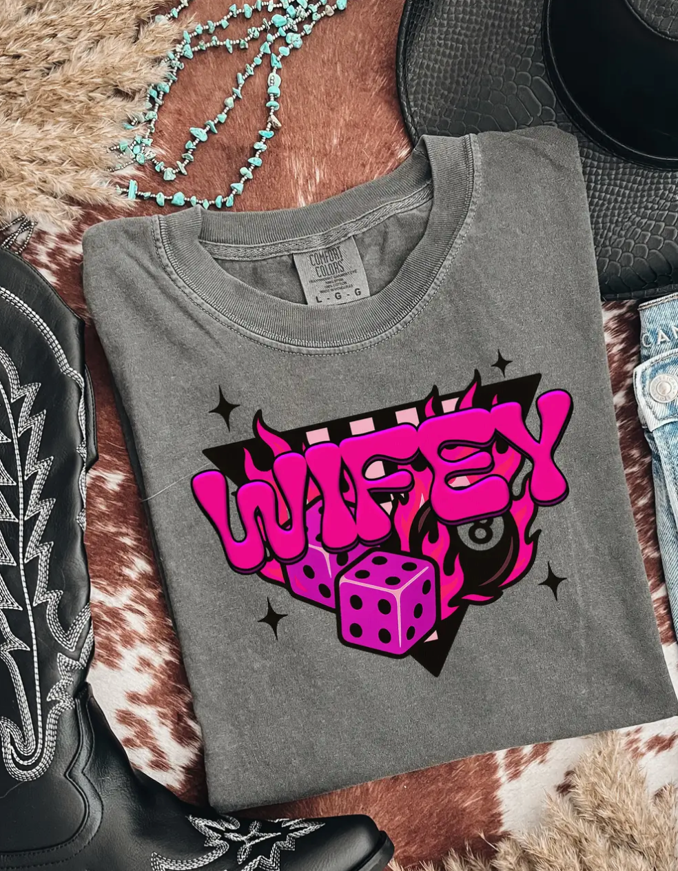 Neon Wifey Tee