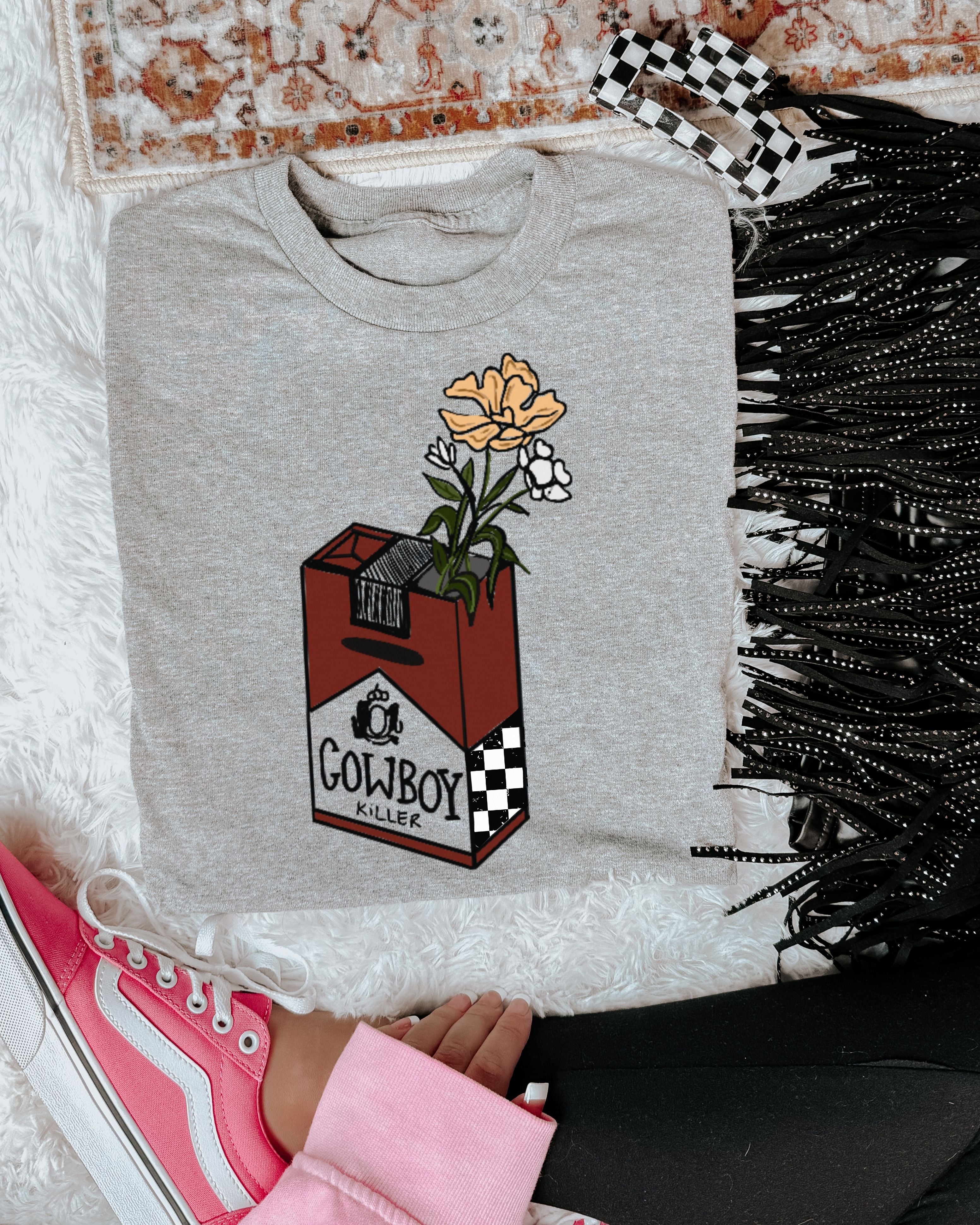 Cowboy Smokes Tee