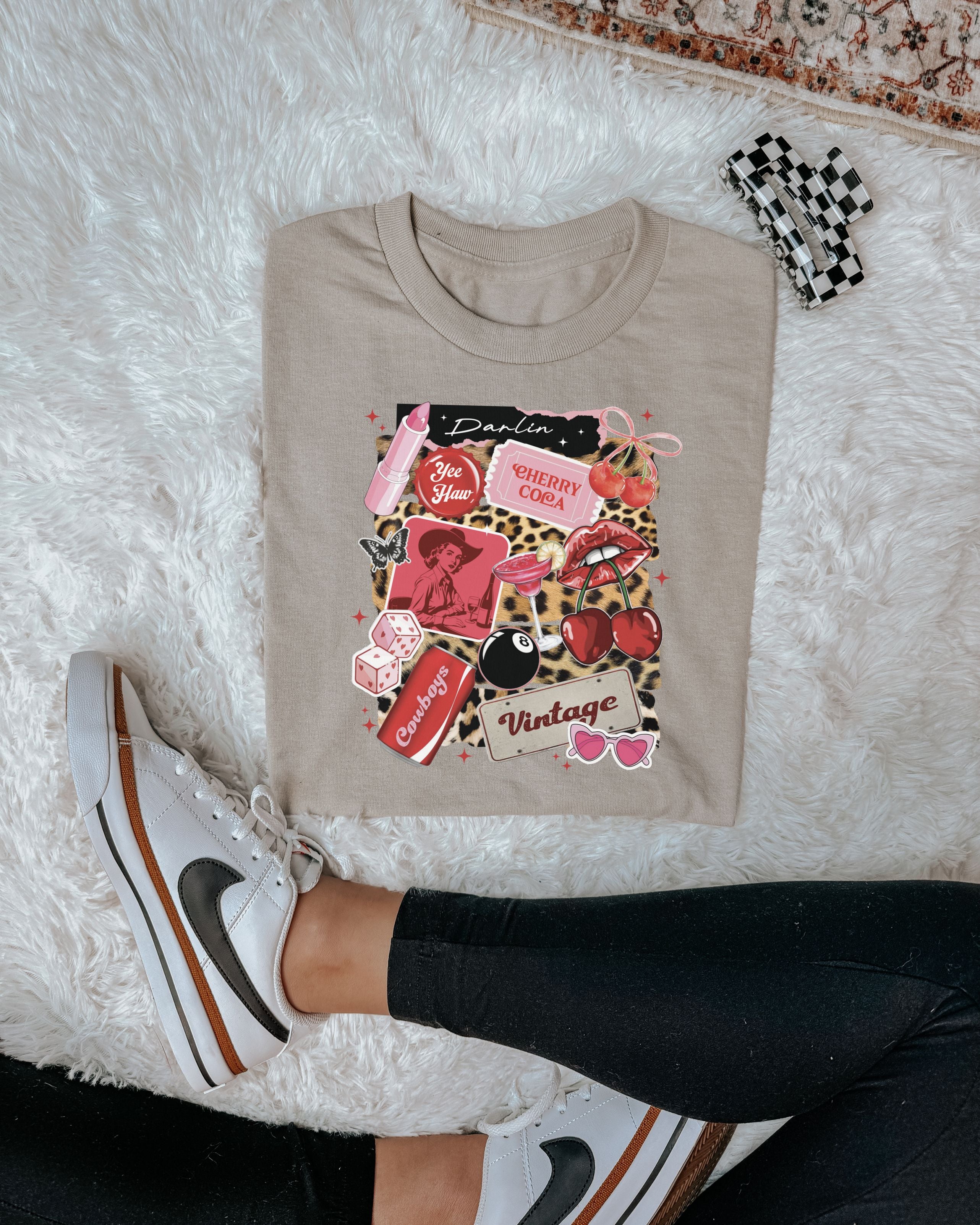 Cherry Cola Tee (Sand)