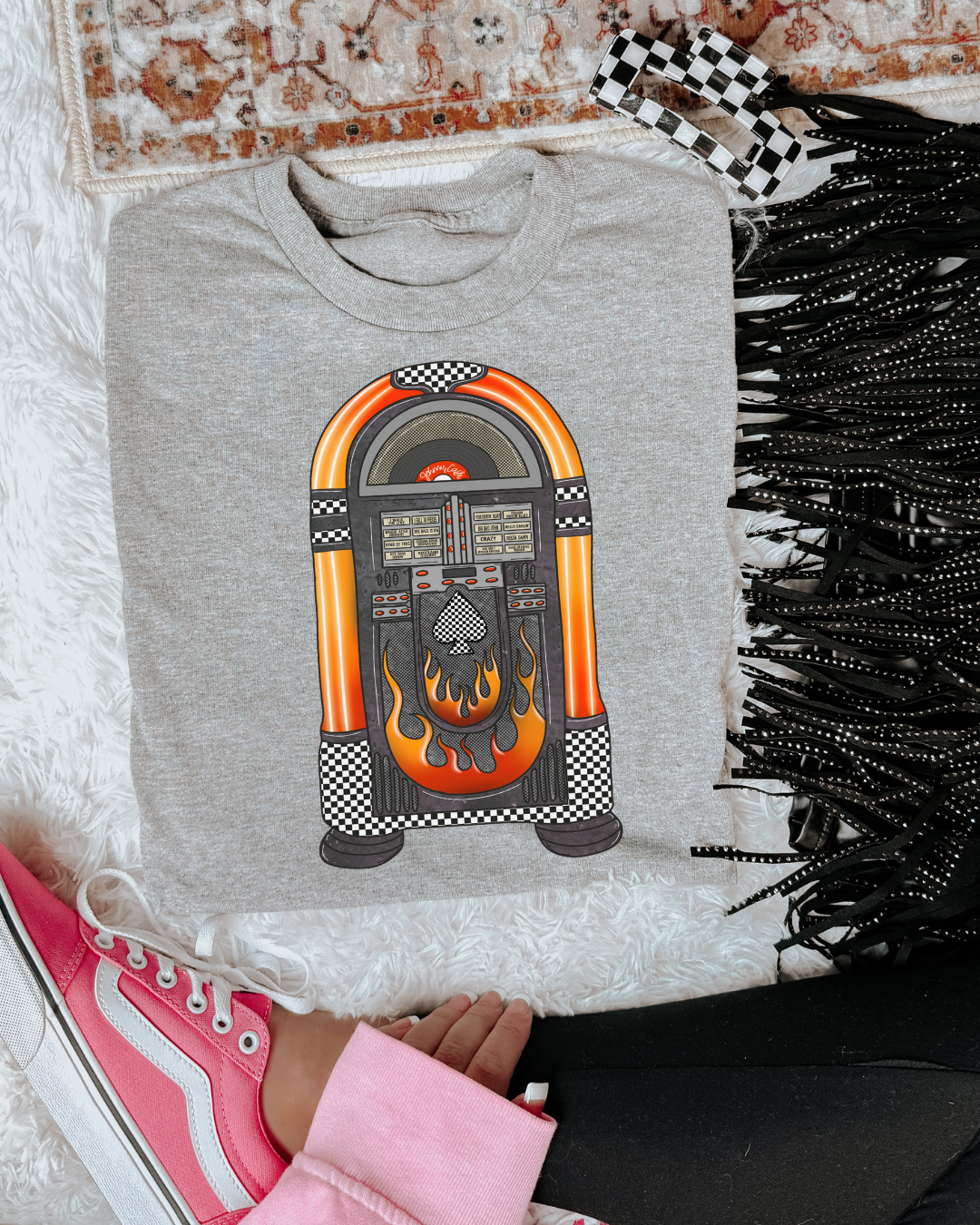 Edgy Jukebox Tee