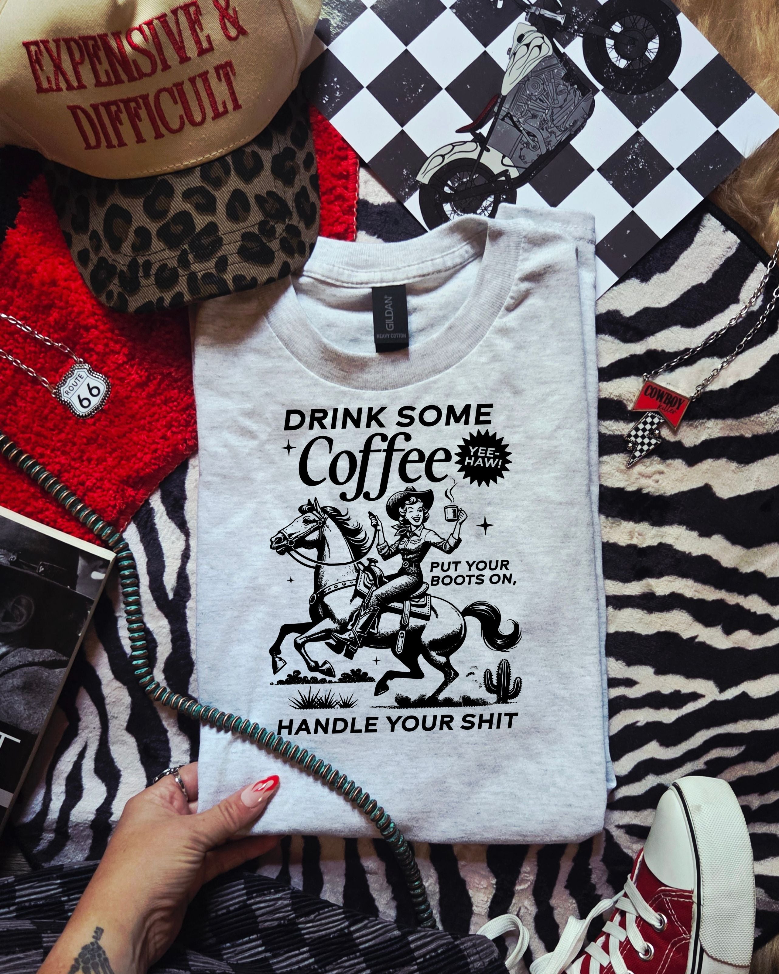 Cowgirl Coffee Tee