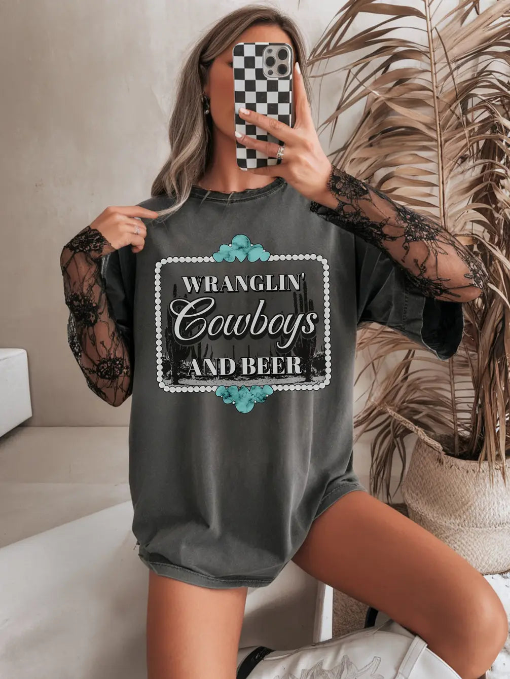 Wranglin' Cowboys Tee